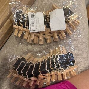 20 Mini Blackboard easels